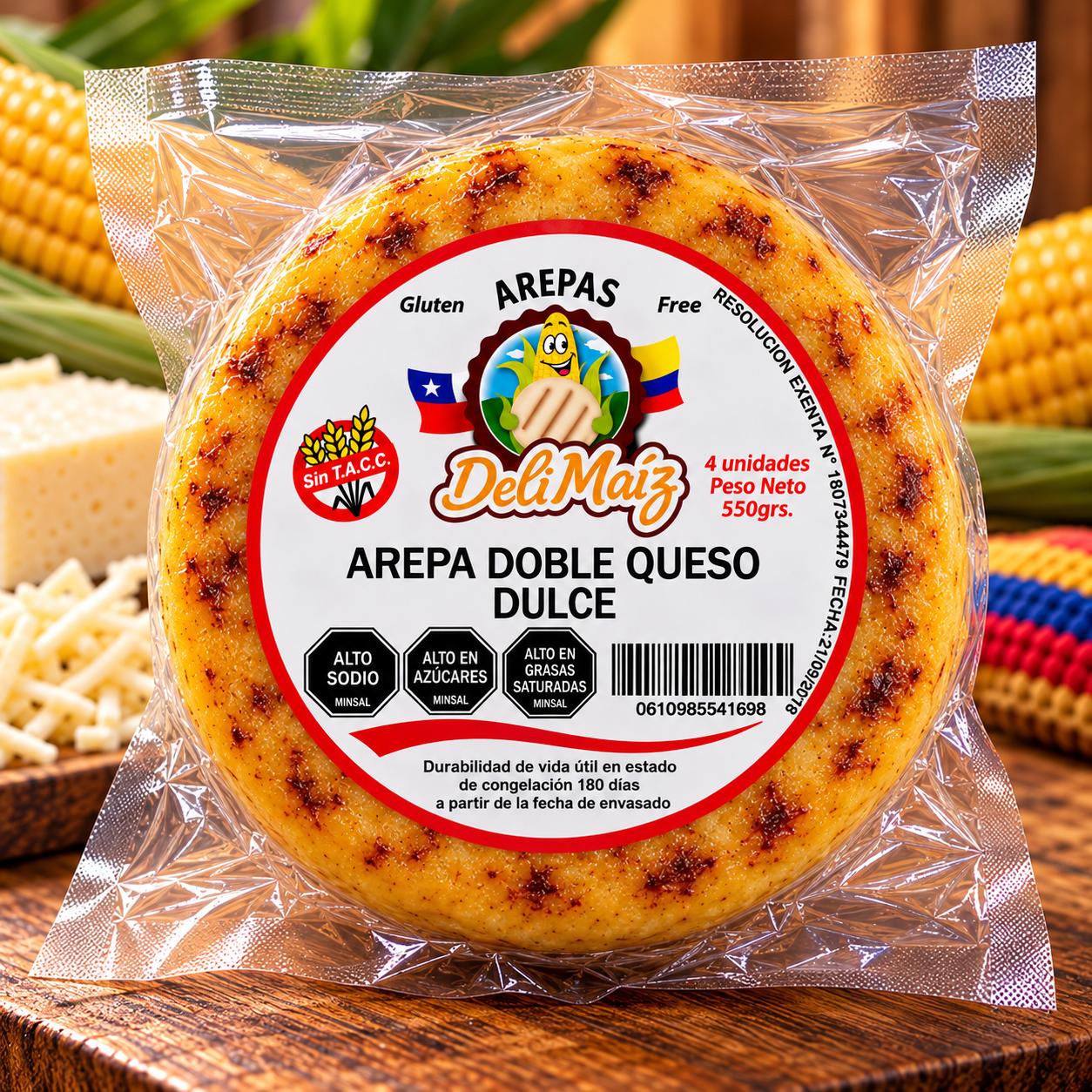 Arepa doble queso DULCE si hay stock